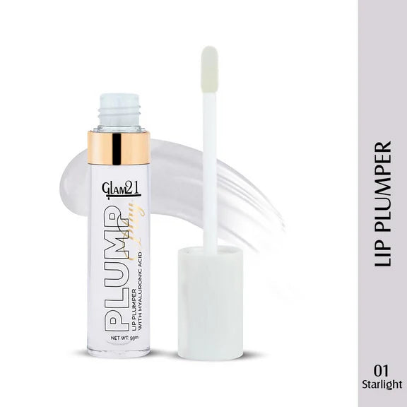 Glam21 Lip Plump Play Lip Plumper With Hyaluronic Acid - 01 Starlight - 5 gm