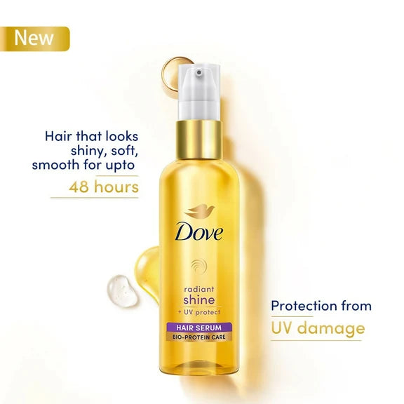 Dove Radiant Shine + UV Protect Hair Serum - 100 ml