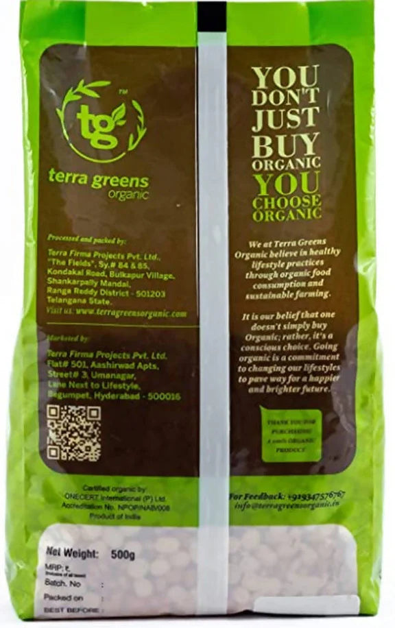 Terra Greens Organic Chana Dal - 500 gm