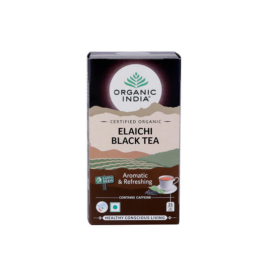 Organic India Elaichi Flavoured Black Tea Bags