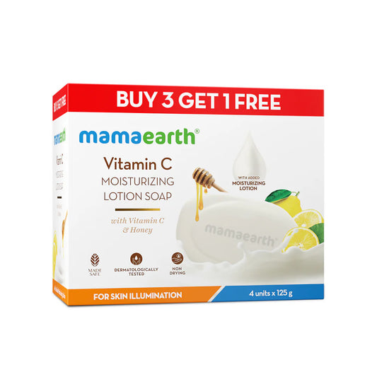 Mamaearth Vitamin C Moisturizing Lotion Soap