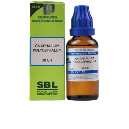 SBL Homeopathy Gnaphalium Polycephalum Dilution -3 CH