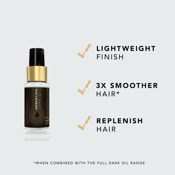 Sebastian Professional Dark Oil Hair Styling Oil - 30 ml