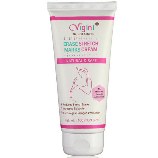 Vigini Natural Actives Stretch Marks Scars Removal Oil Cream - 100 gm