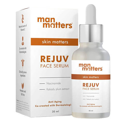 Man Matters Rejuv Face Serum For Men With Niacinamide & Kakadu Plum For All Skin Types