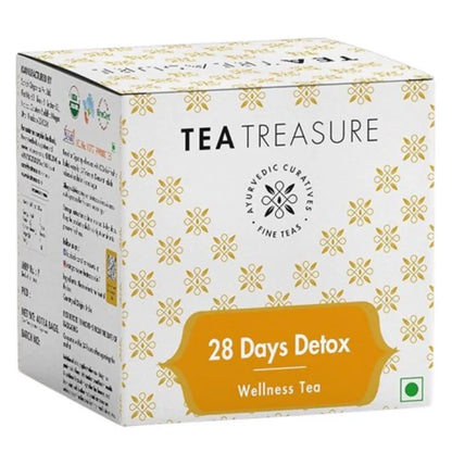 Tea Treasure 28 Days Detox Wellness Tea Bags - 28 bags