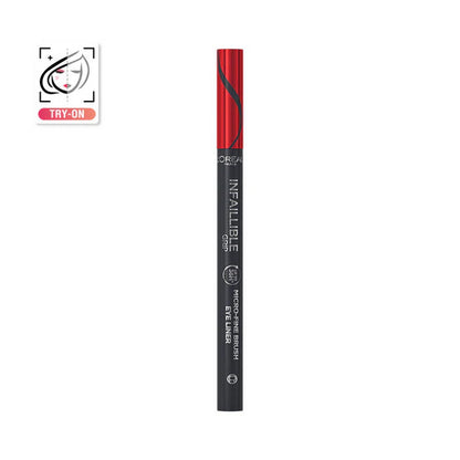 L'Oreal Paris Infaillible Grip Micro Fine Liner - 01 Obsidian Black - 0.4 gm
