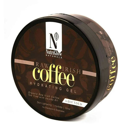 NutriGlow NATURAL'S Coffee Hydrating Gel, Organic Raw Irish Coffee With Tea Tree With Jojoba Oil - 200 gm