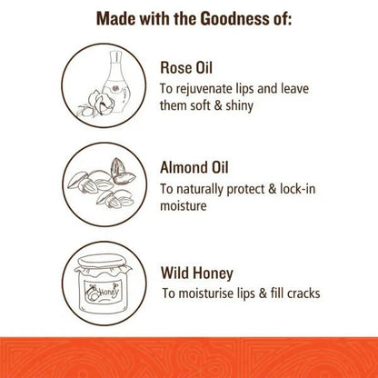 Soultree Ayurvedic Lip Gloss - Rose Dew - 5 gm