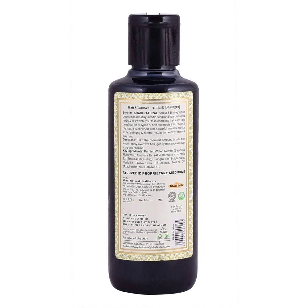 Khadi Natural Hair Cleanser And Herbal Moisturizer Combo - Combo Pack