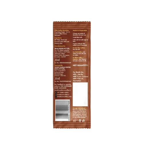 Sweet Karam Coffee Premium Instant Filter Coffee Decoction - 15 ml - Pack of 5