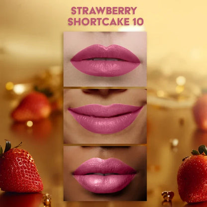 Faces Canada Comfy Matte Velvet Touch Lipstick - Strawberry Shortcake 10 - 4.2 gm