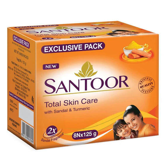 Santoor Sandal & Turmeric Soap