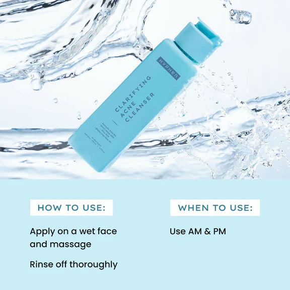 Hyphen By Kriti Sanon Clarifying Acne Cleanser With 2% Salicylic Acid, Anti-Acne Face Wash For Oil Control - 100 ml