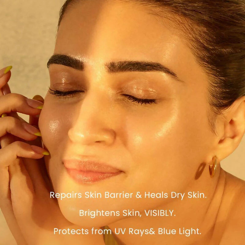 Hyphen By Kriti Sanon Skincare Routine with Glow Serum, Moisturizer & Sunscreen For Normal To Dry Skin Combo - combo