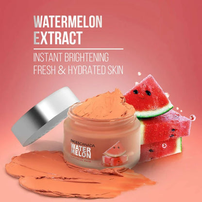 Faces Canada Watermelon Fresh Glow Clay Facial Mask - 50 gm