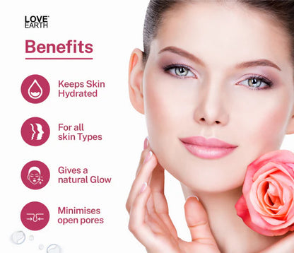 Love Earth Rose Water - Face Mist - 100 ml