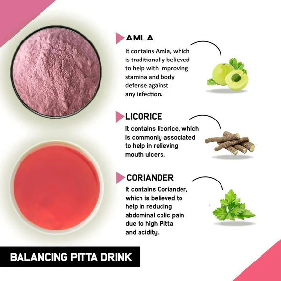 Just Vedic Balancing Pitta Drink Mix - 200 gm