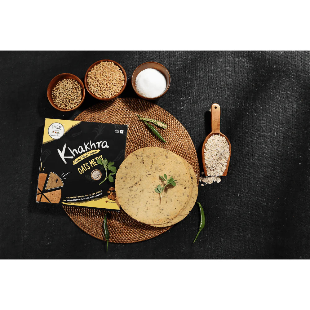 Svaras Oats Methi Khakhra