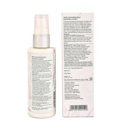 Mantra Herbal Deep Cleansing Milk Almond and Honey - 50 ml