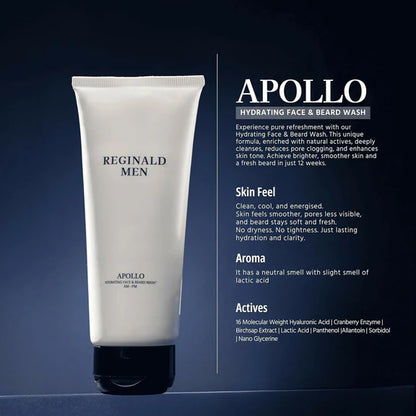Reginald Men Complete Care Kit (Face wash, Moisturiser, Sunscreen, Serum, Lip Balm) - Combo