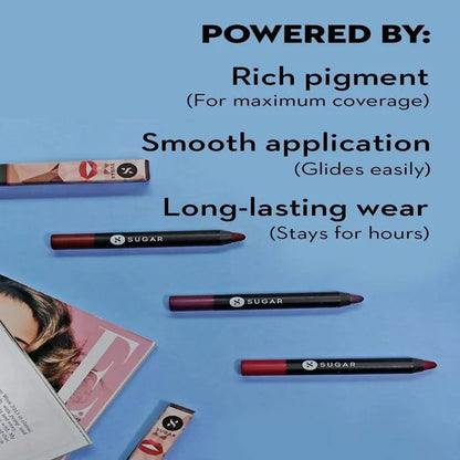 Sugar Matte As Hell Crayon Lipstick - Vianne Rocher (Deep Chocolate Brown)