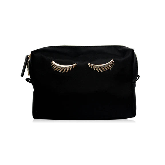 Colorbar Pouch Lips & Lashes Box Pouch (Set Of Two) - Black - Combo