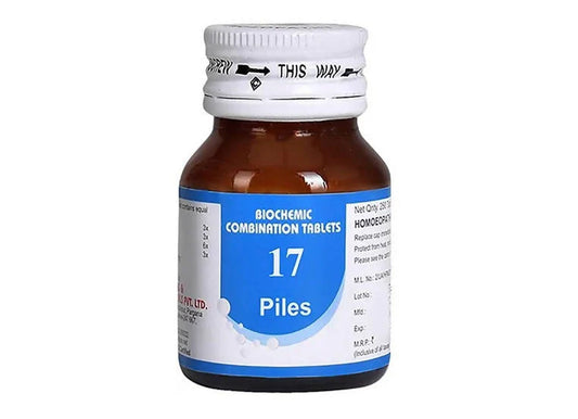 Bakson's Homeopathy Biochemic Combination 17 Tablets