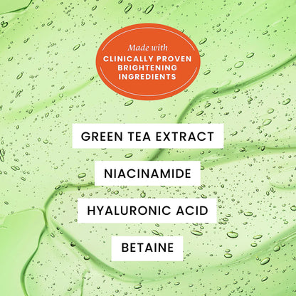 Foxtale Essentials Green Tea Oil-Free Gel Face Moisturizer - Hydrates, Brightens And Prevents Acne