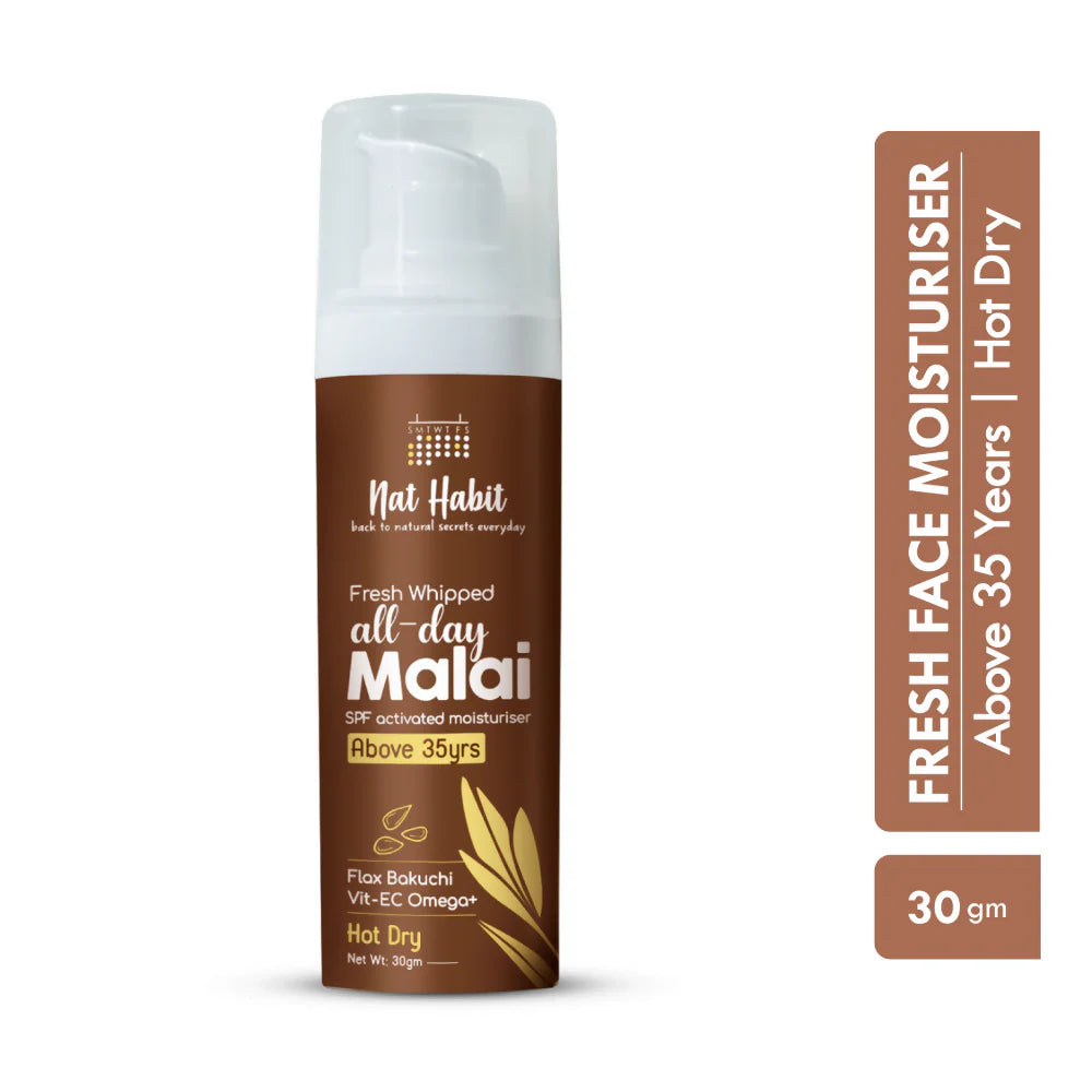 Nat Habit Flax Bakuchi Light Face Moisturizer - 30 gm