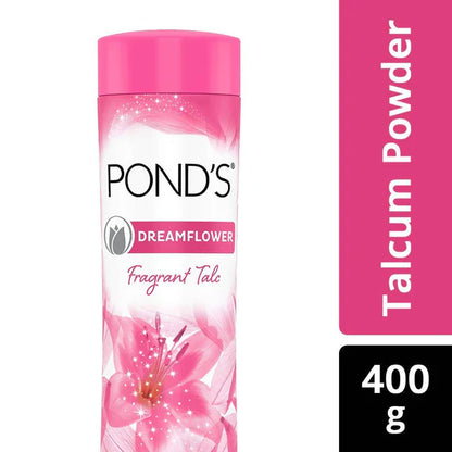 Ponds Dreamflower Fragrant Talcum Powder Pink Lily And Light Moisturiser - Combo