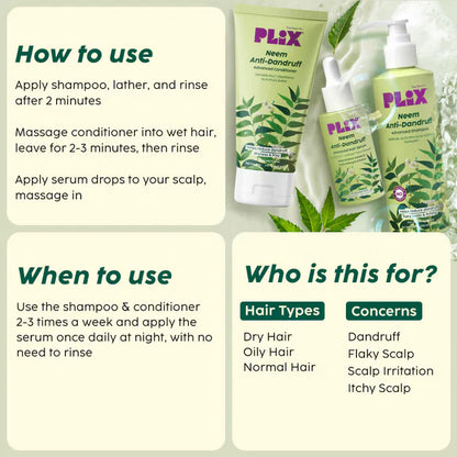 PLIX The Plant Fix Neem Anti-Dandruff Kit - Kit