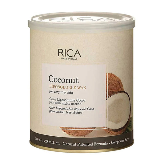 Rica Coconut Liposoluble Hair Removal Wax for Very Dry Skin - 800 ml