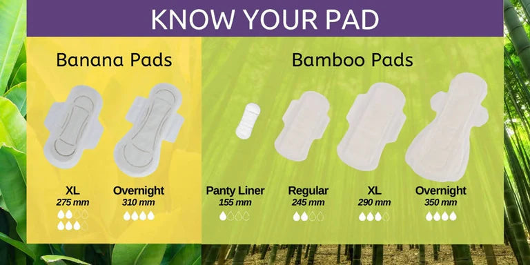 Saathi Overnight Banana Fiber Sanitary Napkins - 8 Pads