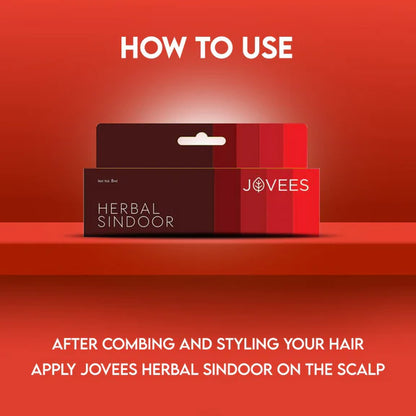 Jovees Sindoor Maroon Rich Color Quick Drying, Long Lasting - 5 ml