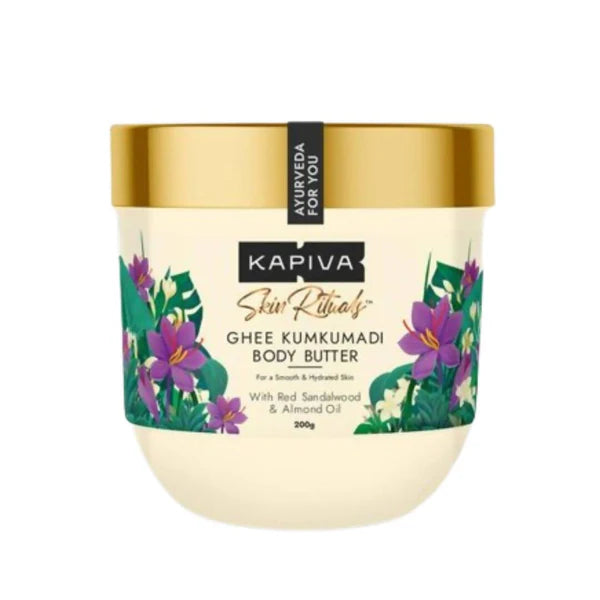 Kapiva Ayurveda Skin Rituals Ghee Kumkumadi Body Butter - 200 gm