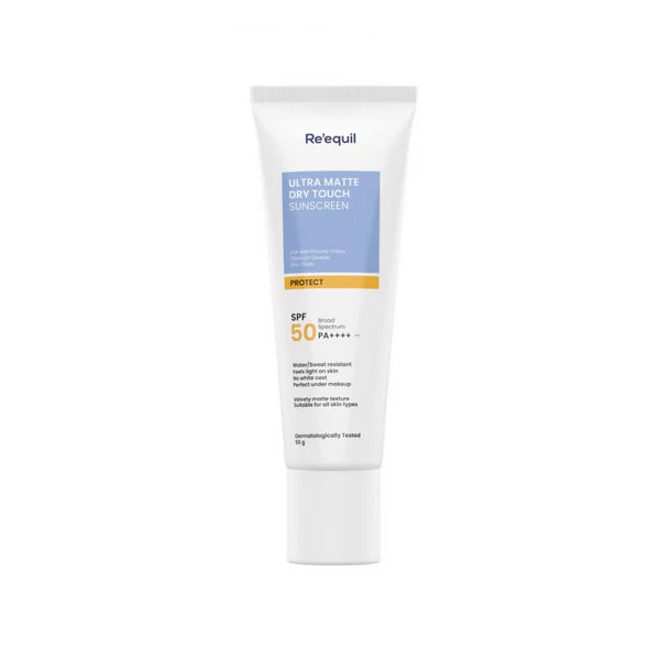Re'equil Ultra Matte Dry Touch Sunscreen Gel SPF 50 PA++++ - 50 gm