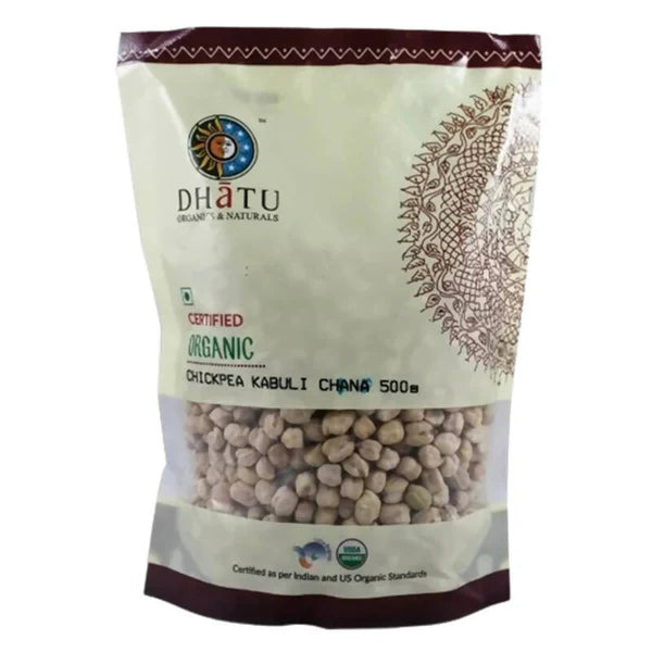 Dhatu Organics & Naturals Chickpea Kabuli Chana - 500 gm