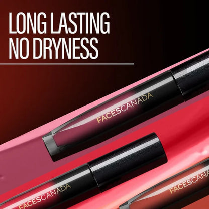 Faces Canada Comfy Silk Liquid Lipstick - Zealous Red 10 - 3 ml