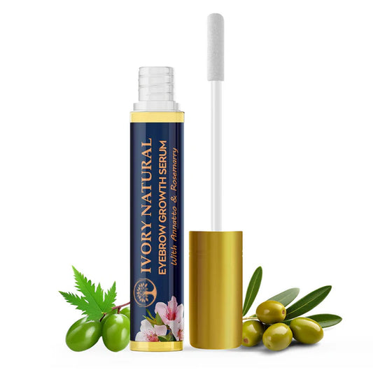 Ivory Natural Eyebrow Growth Serum - Lush Eyebrows For Both Men & Women - 10 ml