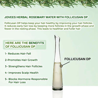 Jovees Herbal Rosemary Water Spray With Follicusan DP - 200 ml