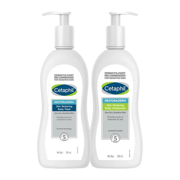 Cetaphil Restoraderm Wash+moisturizer Combo - combo