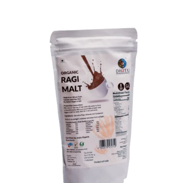 Dhatu Organics & Naturals Sprouted Ragi Malt - 300 gm