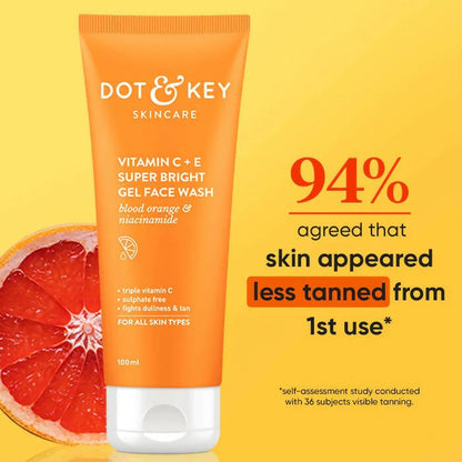 Dot & Key Vitamin C+E Super Bright Gel Face Wash - 100 ml
