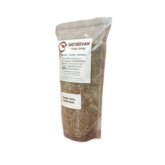 Satjeevan Organic Jeera Cumin Seeds - 250 gm