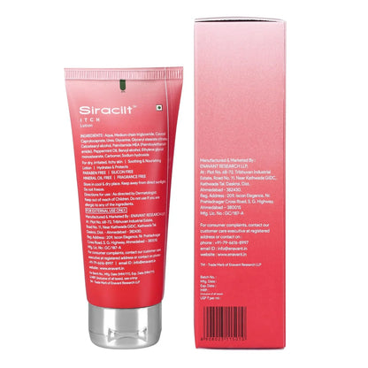 Siracilt-Itch Lotion Moisturizer For Soothing Dry Itchy Eczematic Skin Anti-Inflammatory Paraben & Sulphate Free - 100 ml