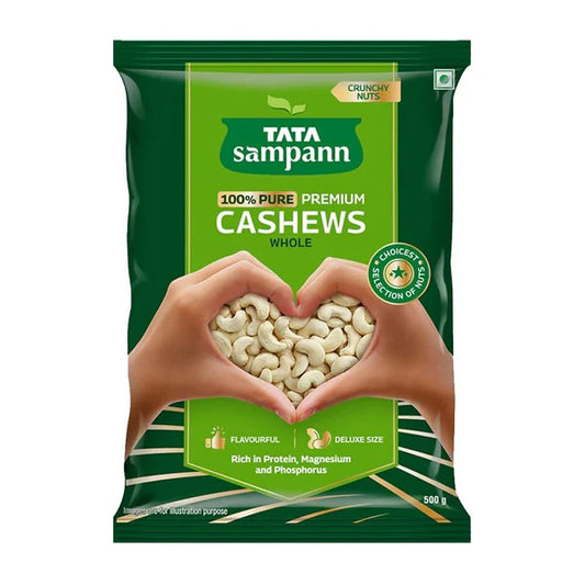 Tata Sampann Pure Premium Cashews - 500 gm