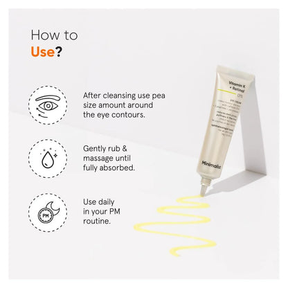 Minimalist Vitamin K + Retinal 1% Eye Cream