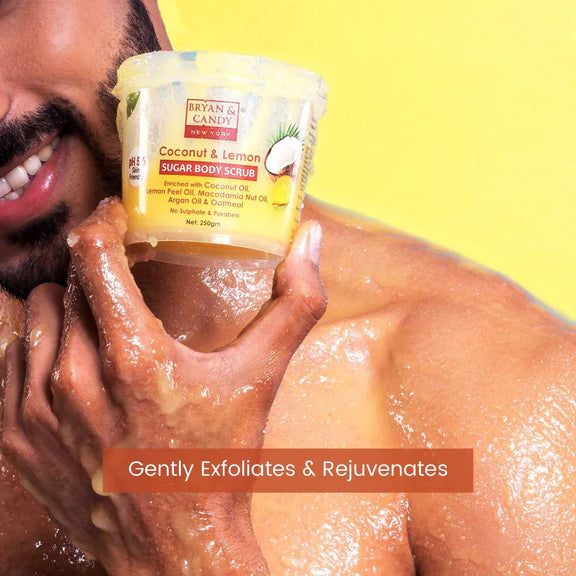 Bryan & Candy Coconut & Lemon Sugar Body Scrub - 250 gm
