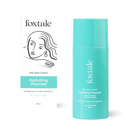 Foxtale The Daily Duet Gentle Cleanser Hydrating Face Wash For Pore Cleansing, Dirt Control, Makeup Remover, For All Skin Types